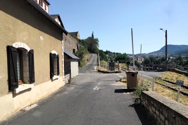 Lozère - Mende - passage à niveau