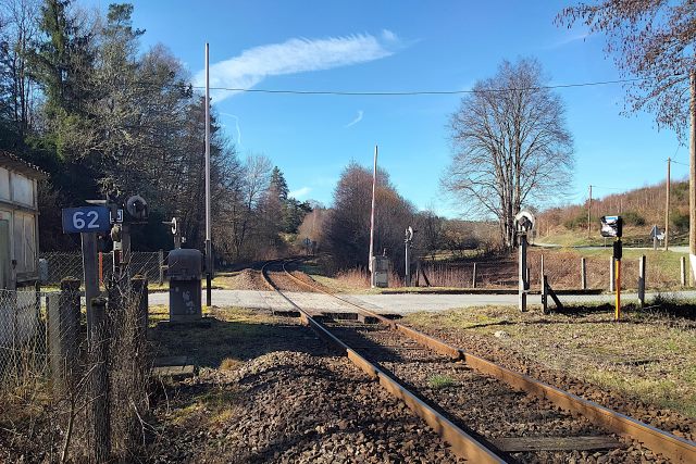 Corrèze - Chaveroche - passage à niveau