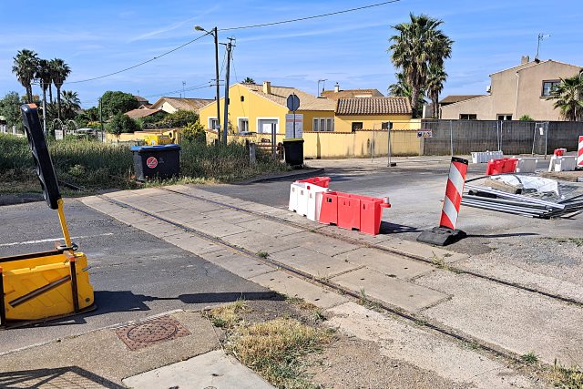 Hérault - Bessan - passage à niveau