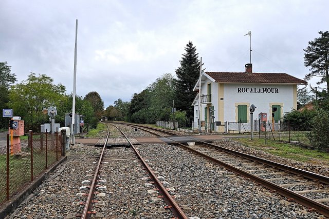 Lot - Rocamadour - passage à niveau
